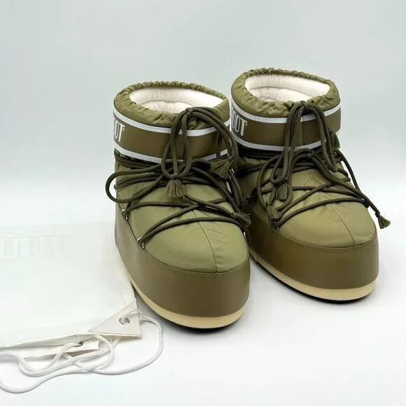 Moon Boot Icon Low Nylon Boots Classic Men's Size 11.5-13 / EU 45